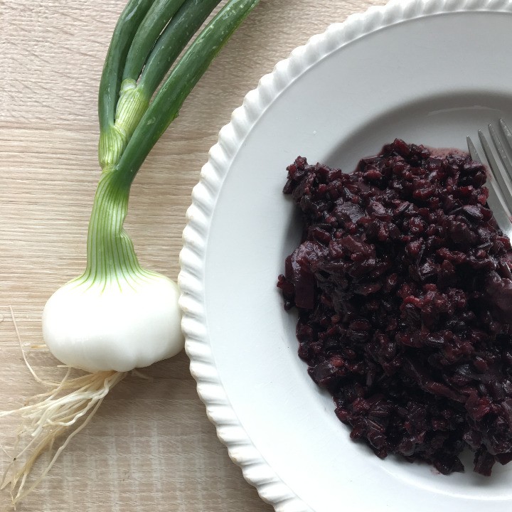 Risotto de riz noir - verdira