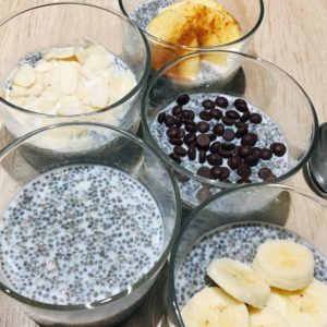 Entremets aux graines de chia
