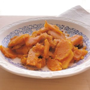 Assiette de potiron poêlé