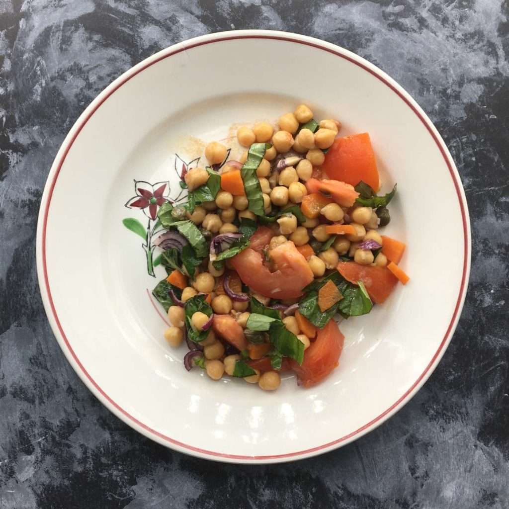 Salade pois chiches