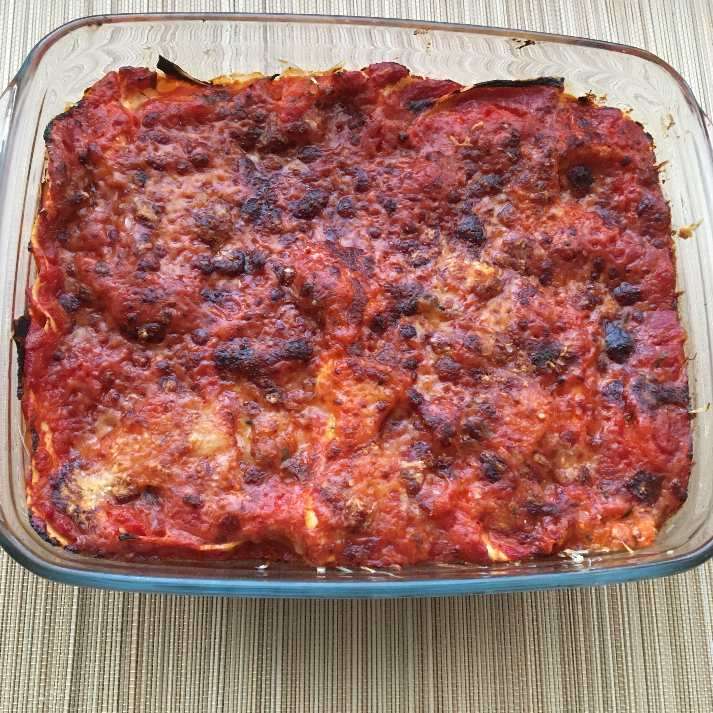 Lasagnes au potiron et à la tomate