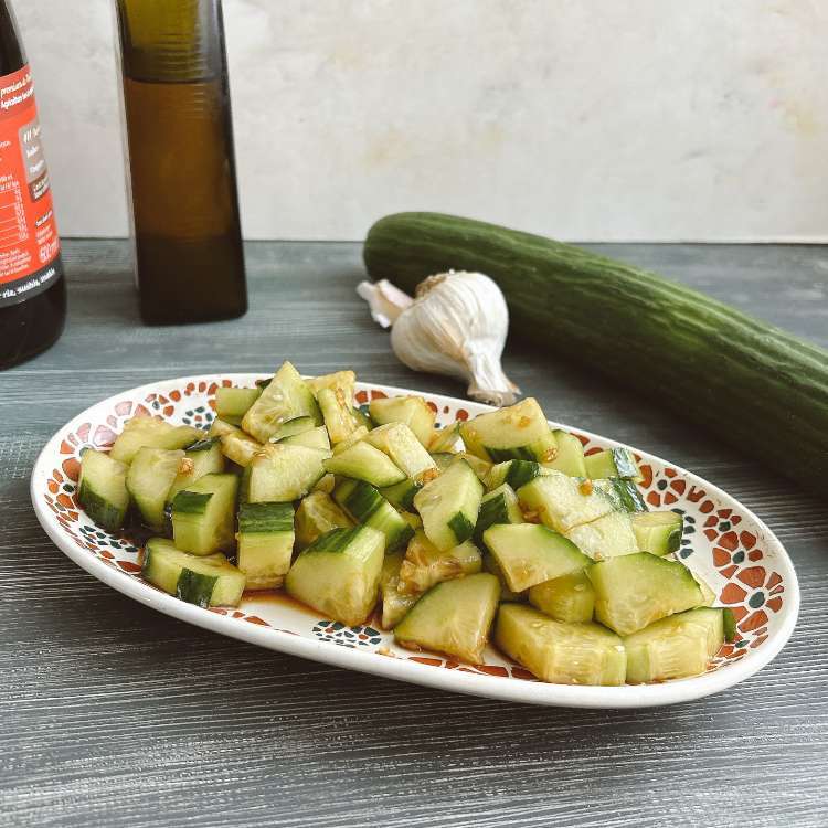 Salade de concombre soja sésame