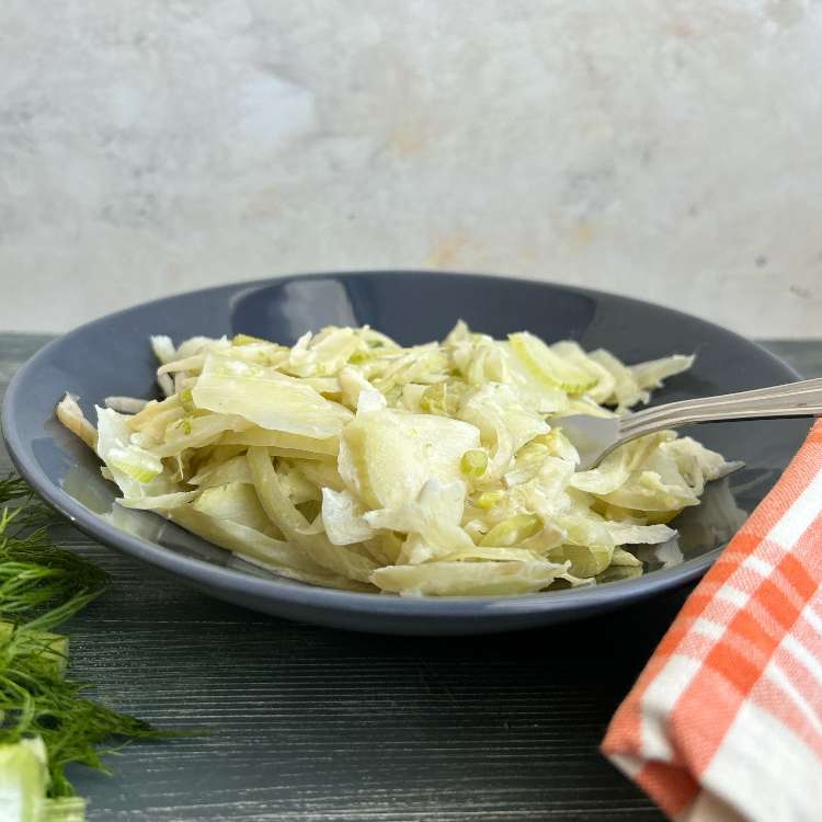 Fenouil poêlé, à la crème et au Parmesan