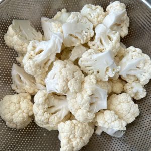 Fleurettes de chou-fleur.